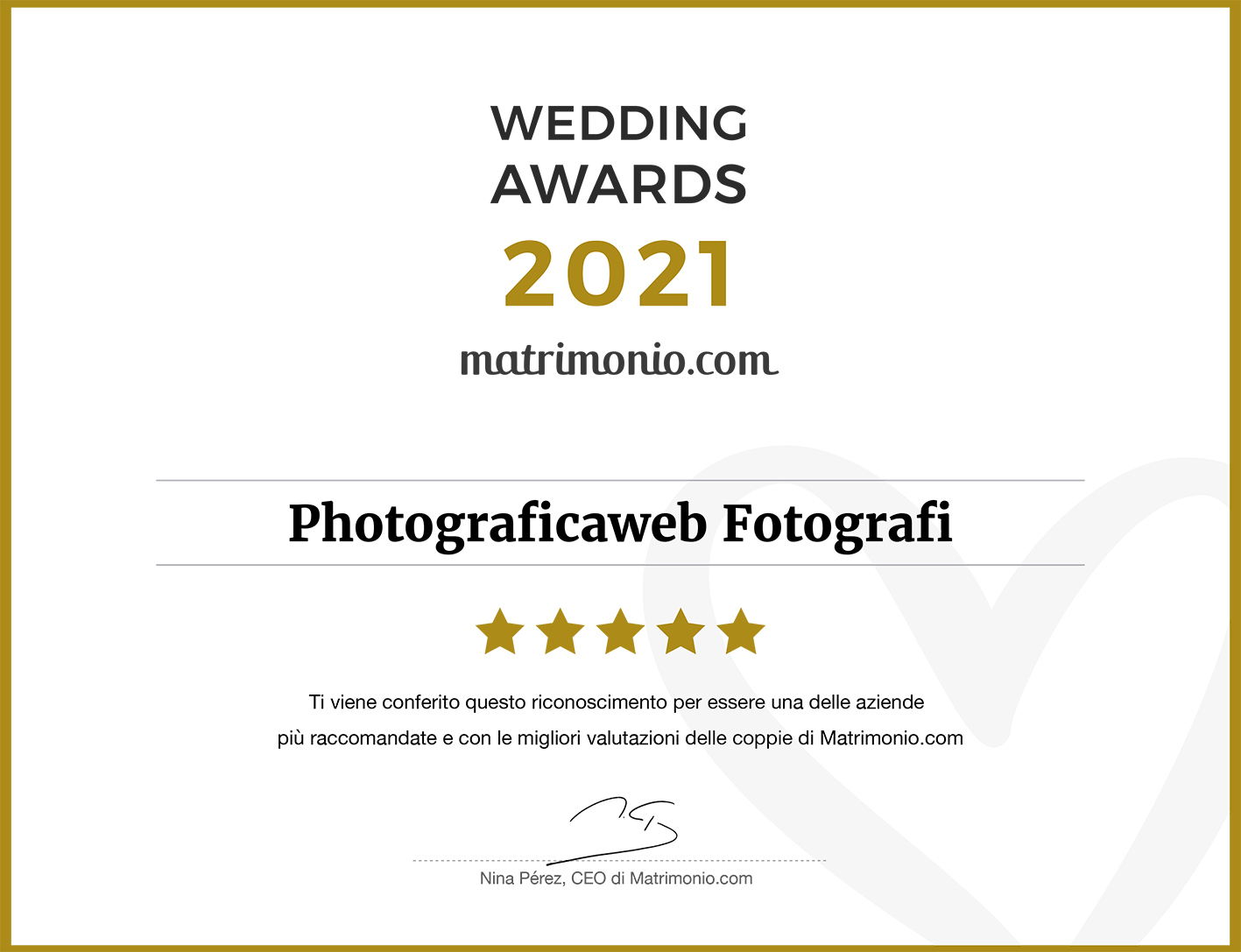 Wedding Awards Photograficaweb 2021
