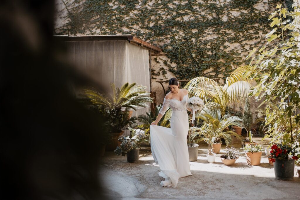 Alessandra si prepara a casa con la famiglia prima del matrimonio ad Amalfi
