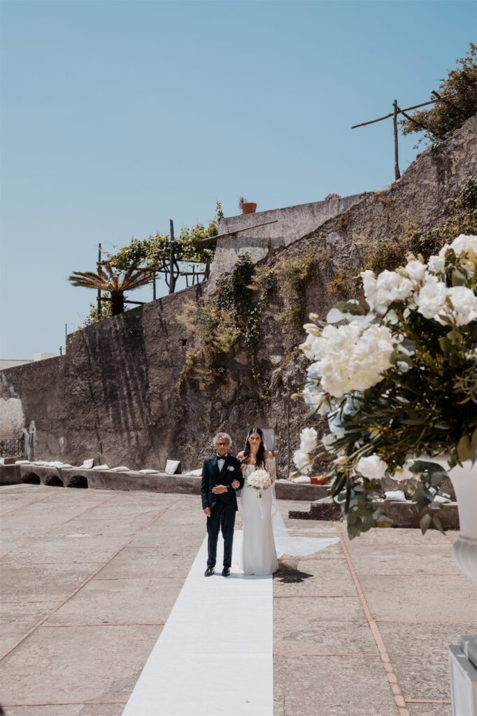 Matrimonio religioso nella chiesa della Natività di Santa Maria Vergine, Amalfi