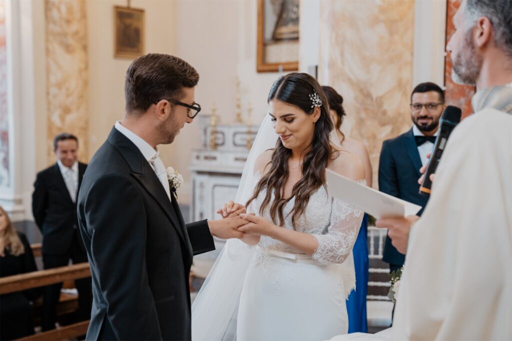 Matrimonio religioso nella chiesa della Natività di Santa Maria Vergine, Amalfi