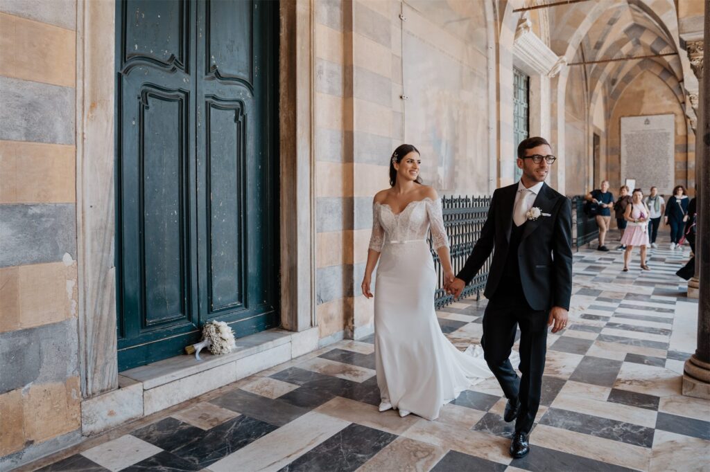 Alessandro e Alessandra tra le scalinate e i vicoli di Amalfi