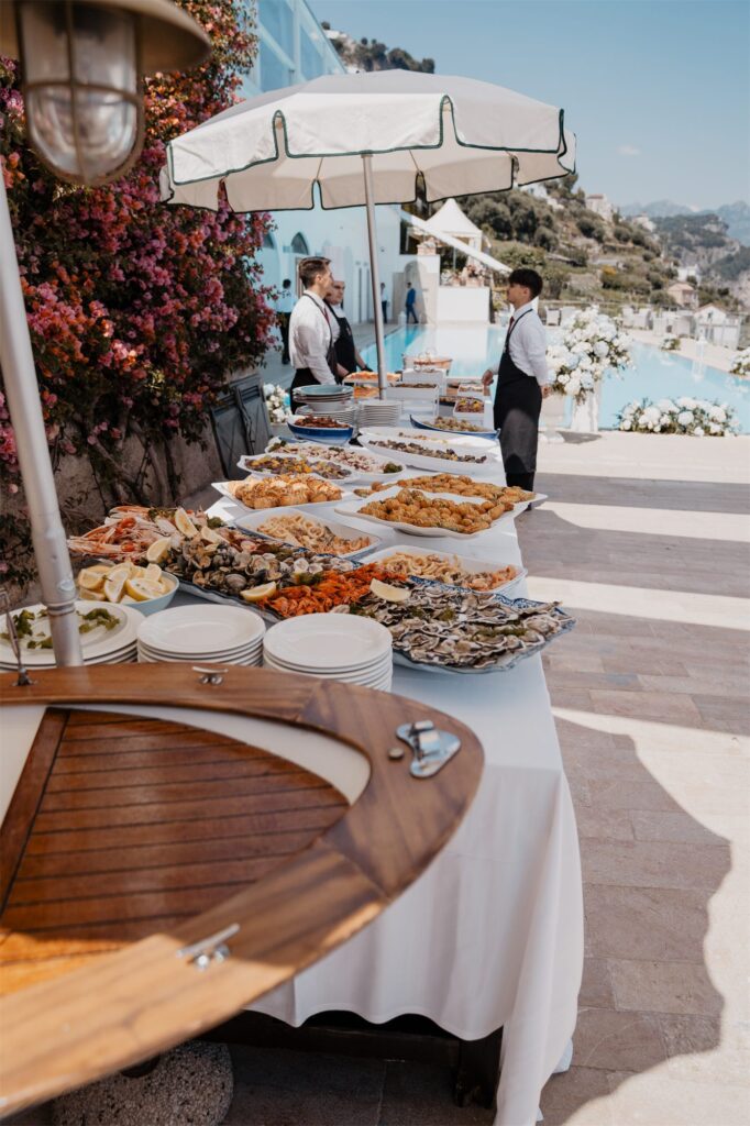 Ricevimento di matrimonio a Le Nereidi, Amalfi