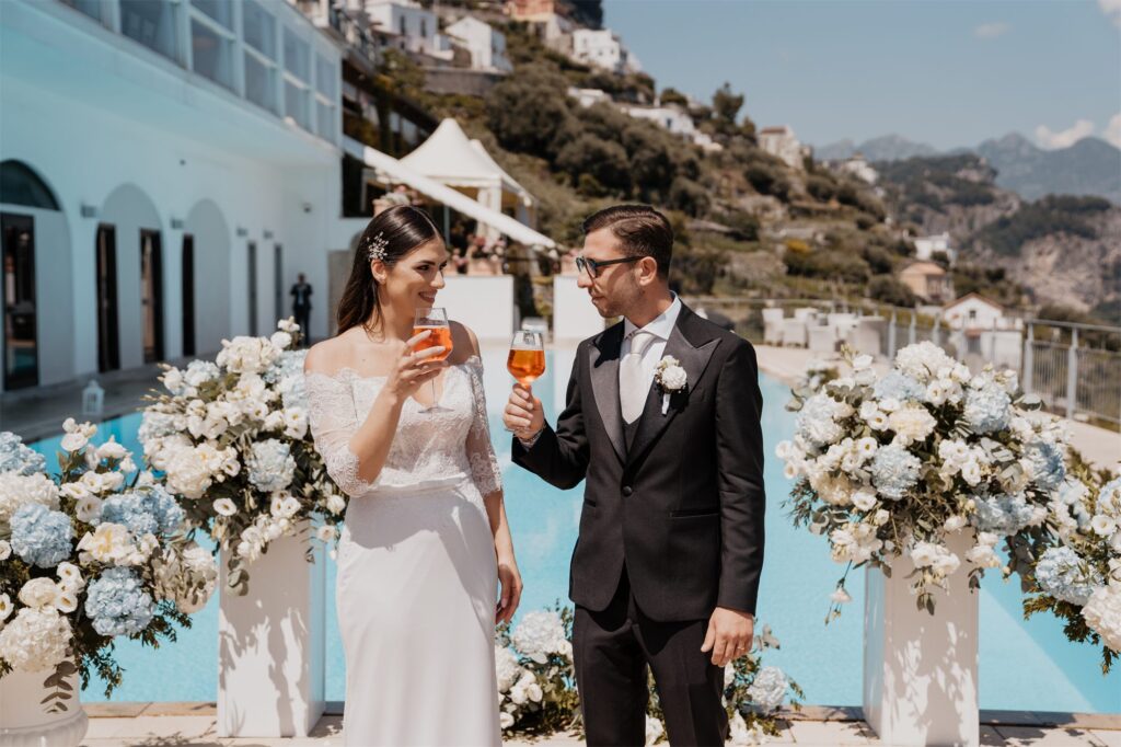 Ricevimento di matrimonio a Le Nereidi, Amalfi
