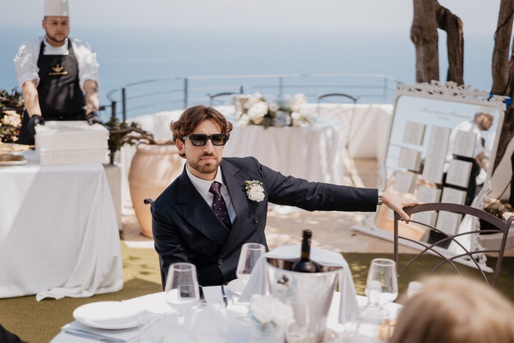 Ricevimento di matrimonio a Le Nereidi, Amalfi