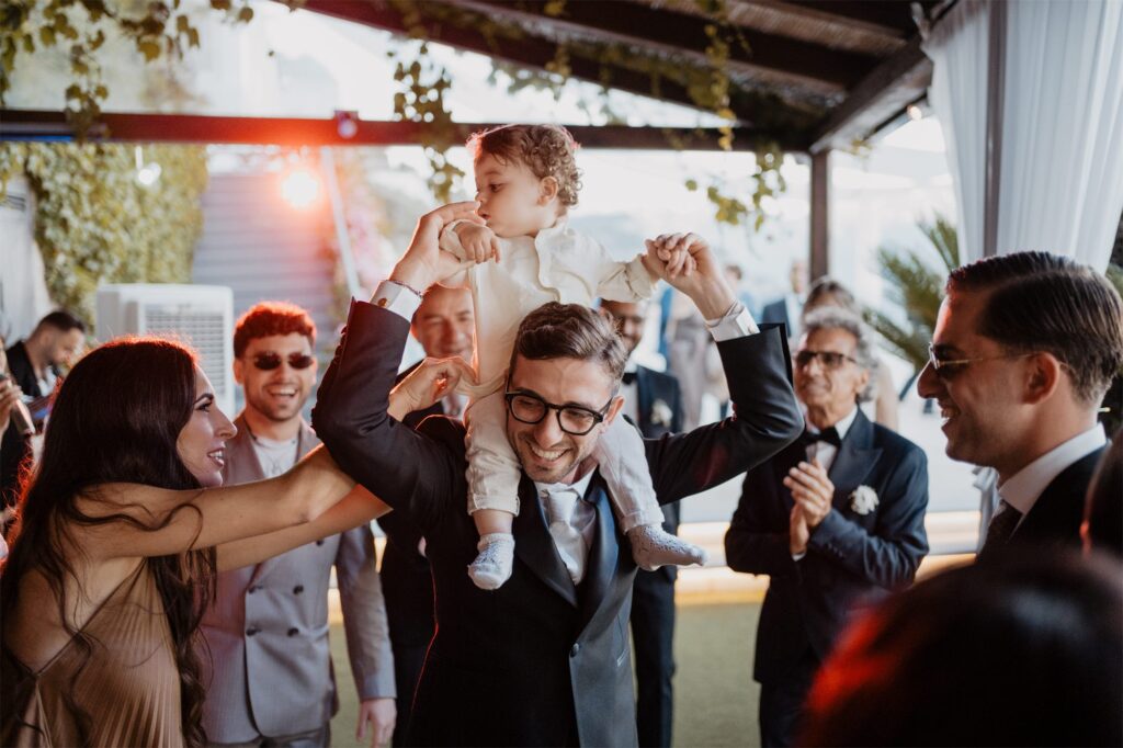 La festa di matrimonio a Le Nereidi, Amalfi