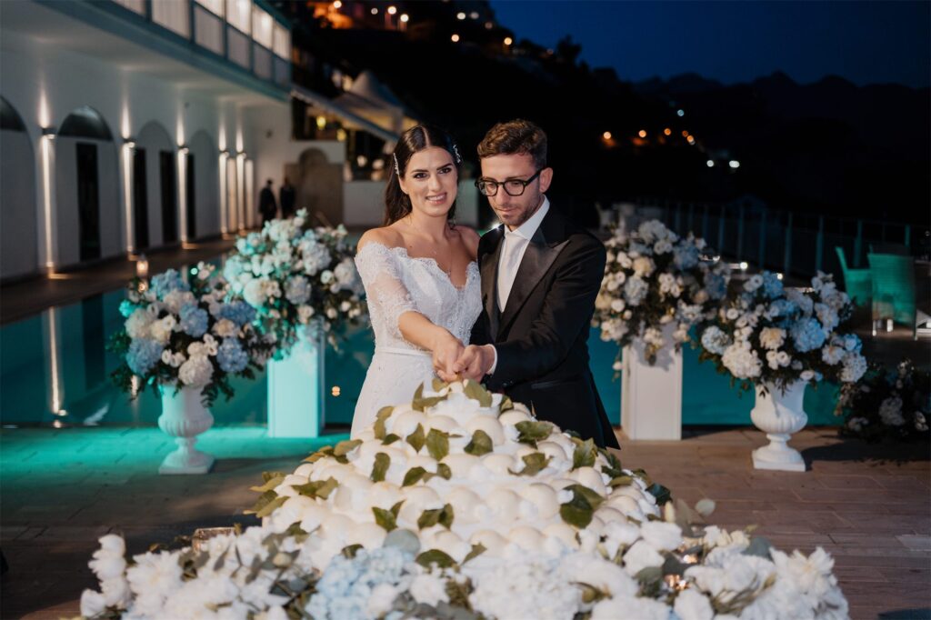 La festa di matrimonio a Le Nereidi, Amalfi
