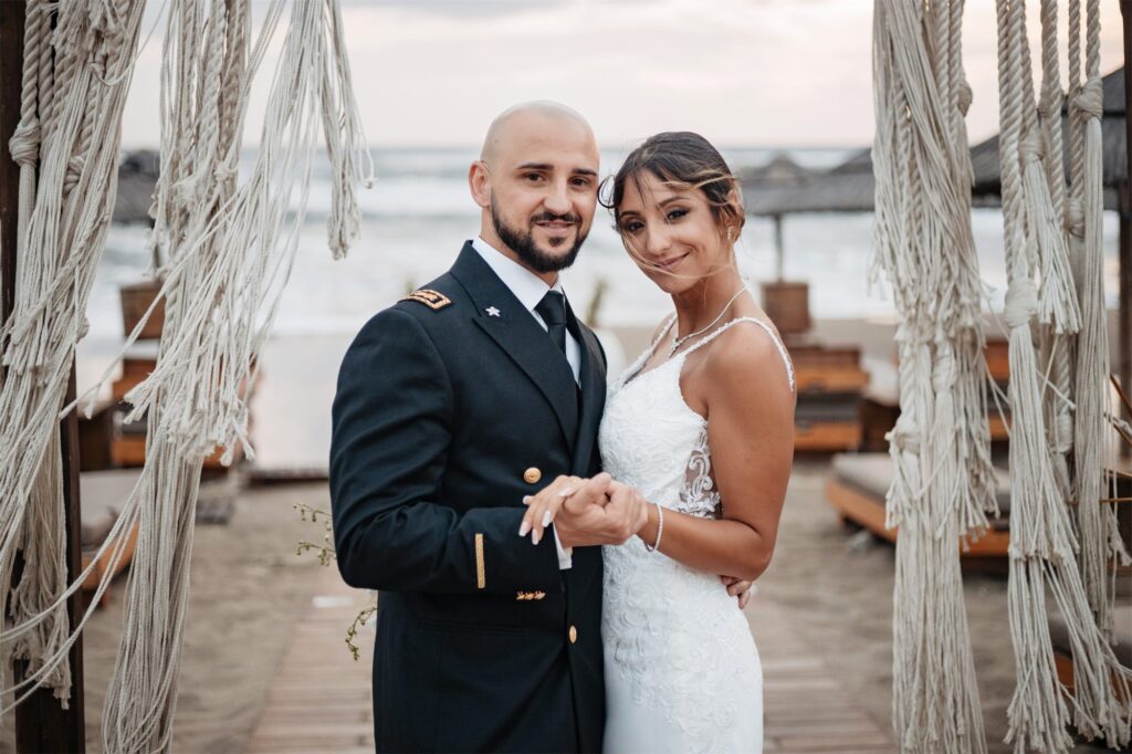 Antonello e Roberta sulla spiaggia di Mamamare, Baia Domizia - foto 13