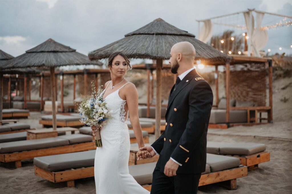 Antonello e Roberta sulla spiaggia di Mamamare, Baia Domizia - foto 15