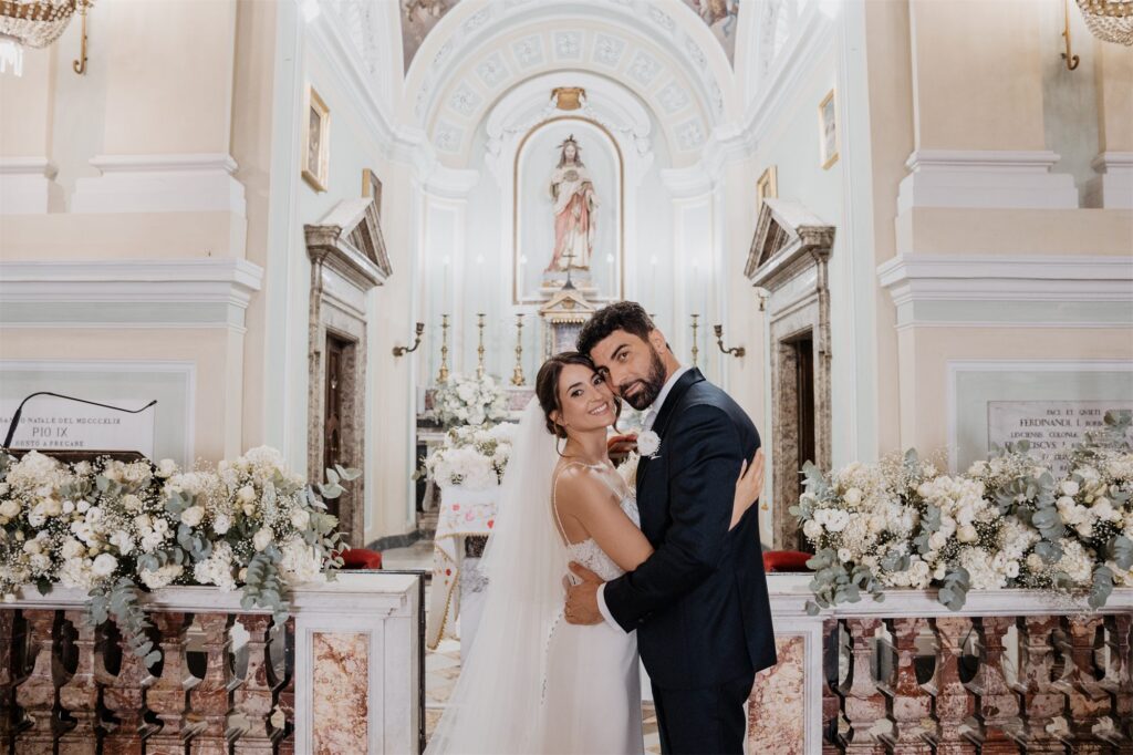 Cerimonia di Domenico e Martina nella chiesa di San Leucio, Caserta