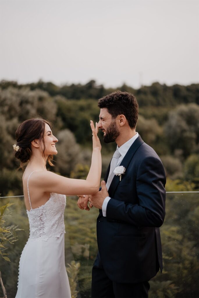 Servizio di coppia di Domenico e Martina nell’uliveto di Aquamadre, Triflisco di Bellona