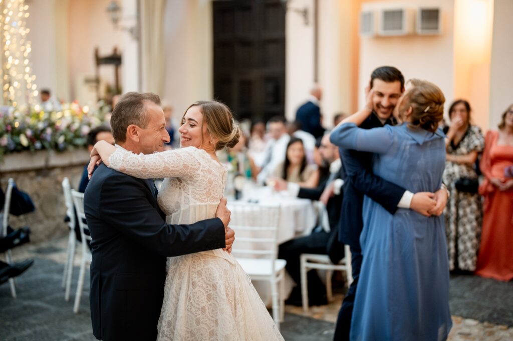 Il ballo della sposa con il papà