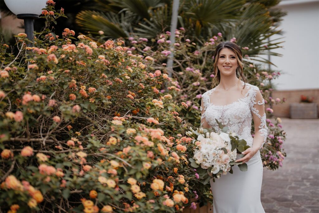 Preparativi della sposa Silvia prima del matrimonio
