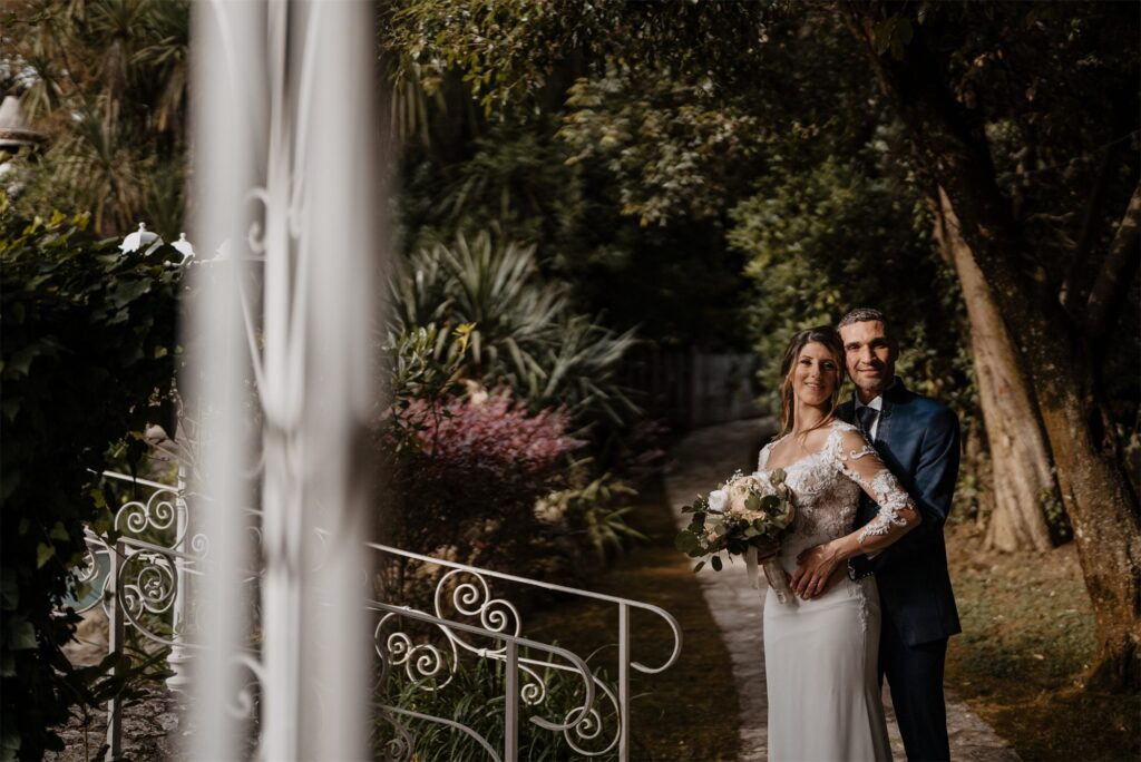 Servizio fotografico degli sposi a Villa Samuel, Pontelatone