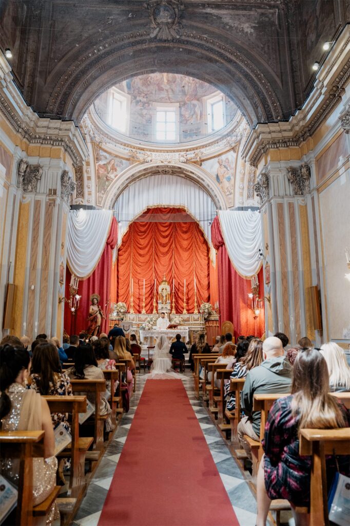 Cerimonia in chiesa di Marco e Anna