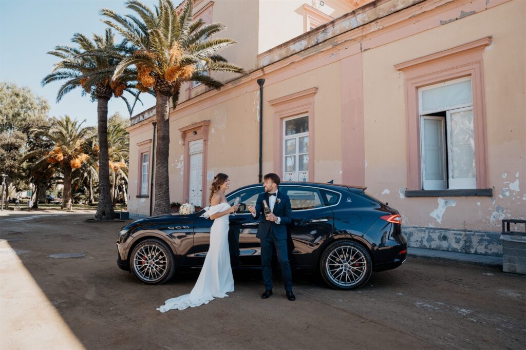 Servizio di coppia di Marco e Anna alla Casina Vanvitelliana, Lago Fusaro, Bacoli