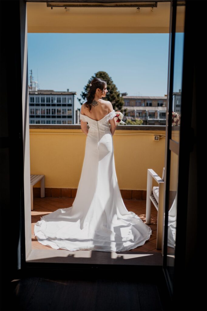 I preparativi della sposa Fiorella