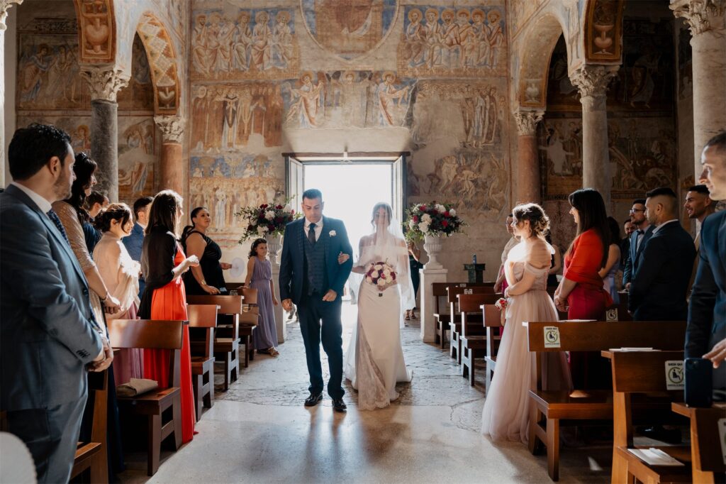 Il matrimonio nella Basilica di Sant'Angelo in Formis