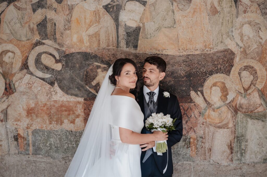 Mario e Ersilia nel chiostro del Complesso San Francesco delle Monache, Aversa - foto 12