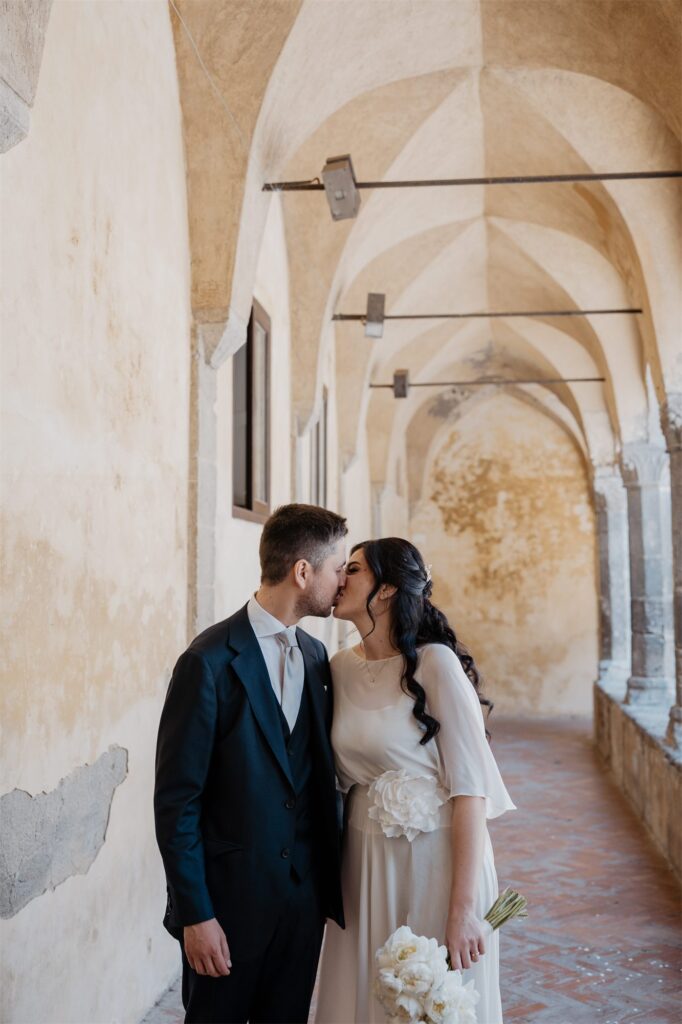 Michele e Valentina nel Chiostro di San Francesco