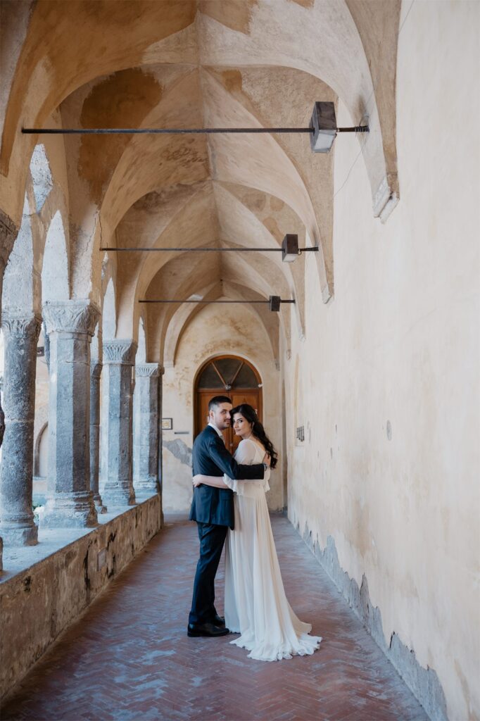 Michele e Valentina nel Chiostro di San Francesco