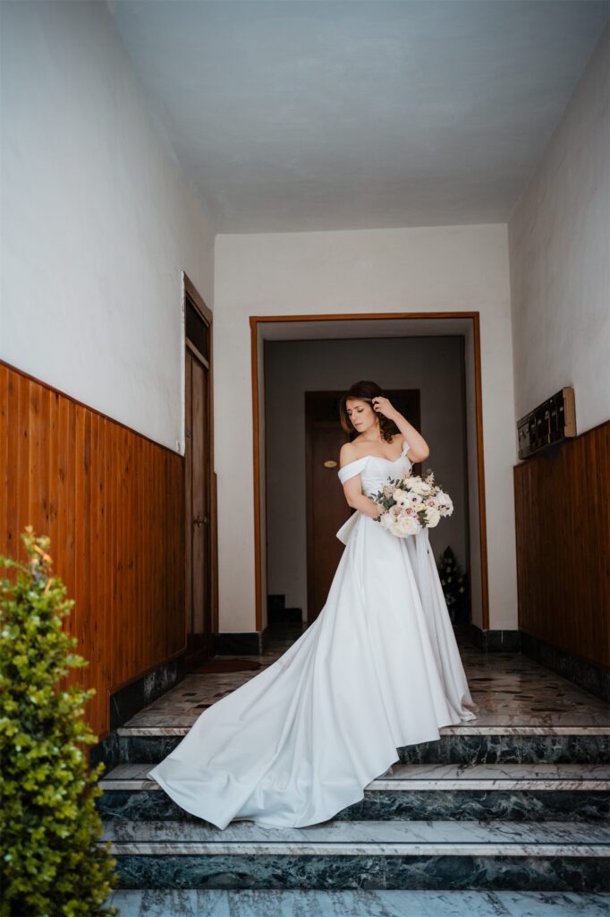 Preparativi di Nicola e Annamaria prima del matrimonio