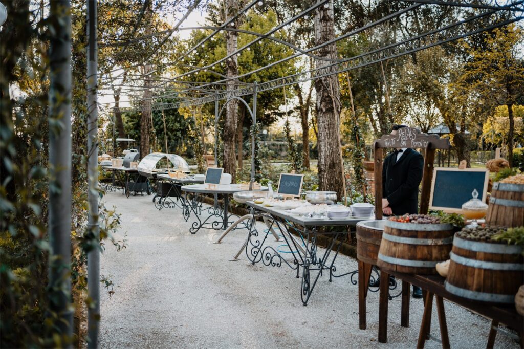 Aperitivo e allestimenti alla Tenuta San Domenico, Sant'Angelo in Formis, Capua
