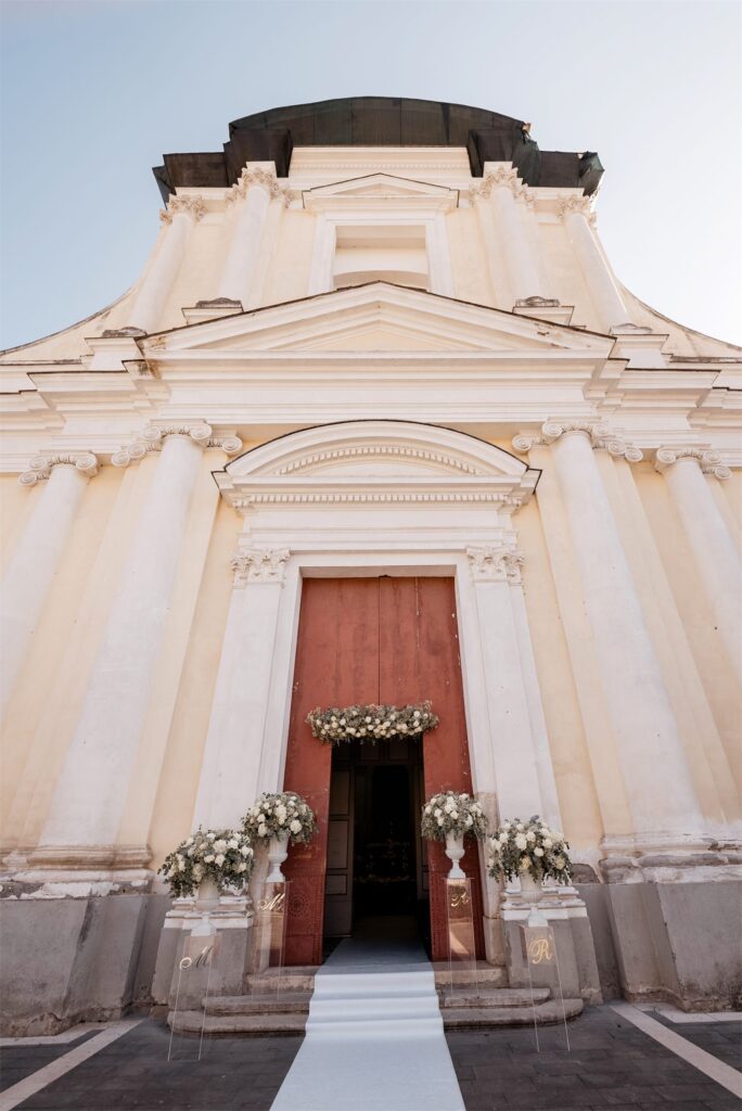 Cerimonia nella Chiesa di Santa Maria degli Angeli a San Nicola la Strada