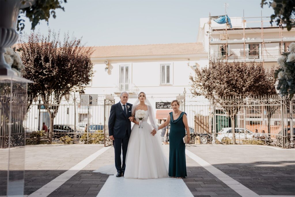 Cerimonia nella Chiesa di Santa Maria degli Angeli a San Nicola la Strada