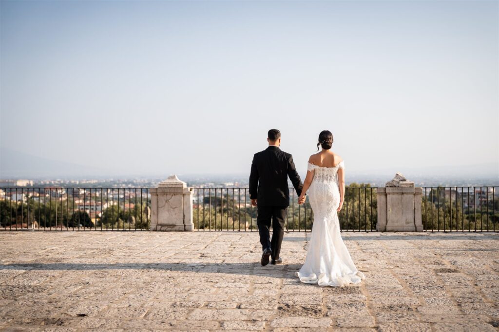 Servizio fotografico degli sposi a San Leucio, Caserta