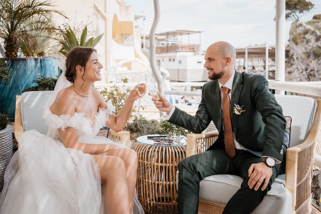 Thomas e Solenne a Marina Piccola e ai Faraglioni di Capri (1)